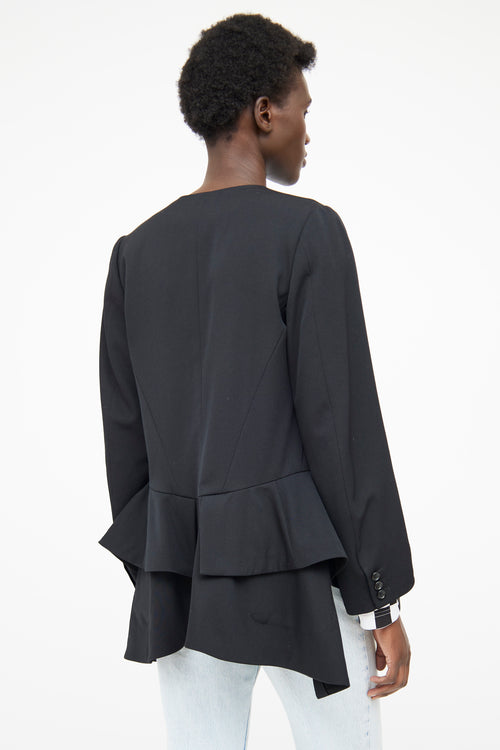 Comme des Garçons Black Slit Blazer