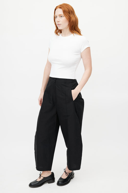 Cordera Black Wide Leg Trouser