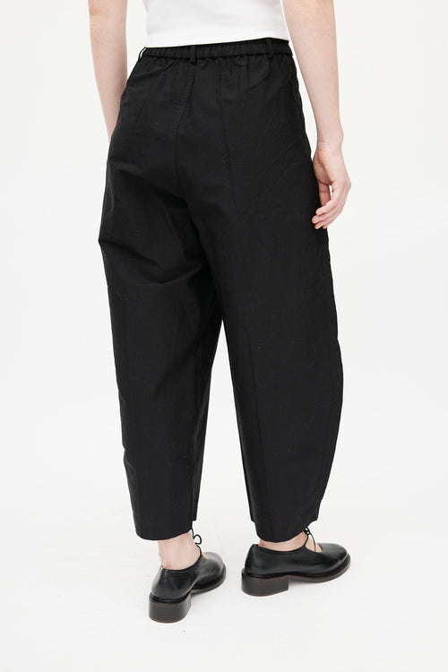 Cordera Black Wide Leg Trouser