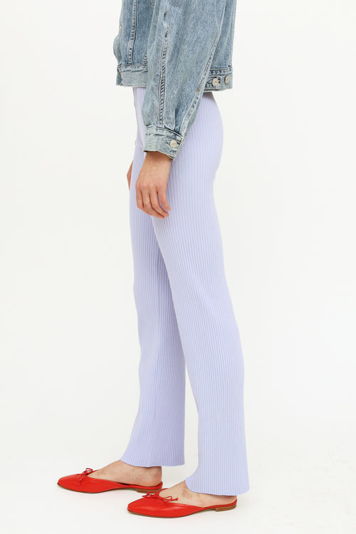 VSP Archive Purple Ribbed Pant