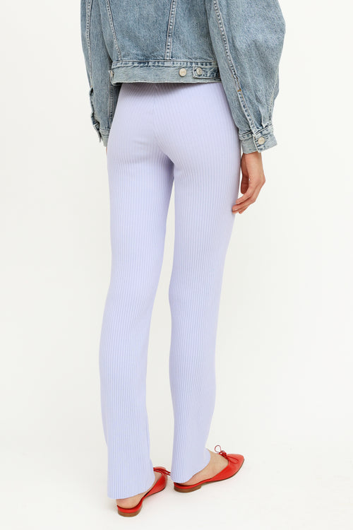 VSP Archive Purple Ribbed Pant