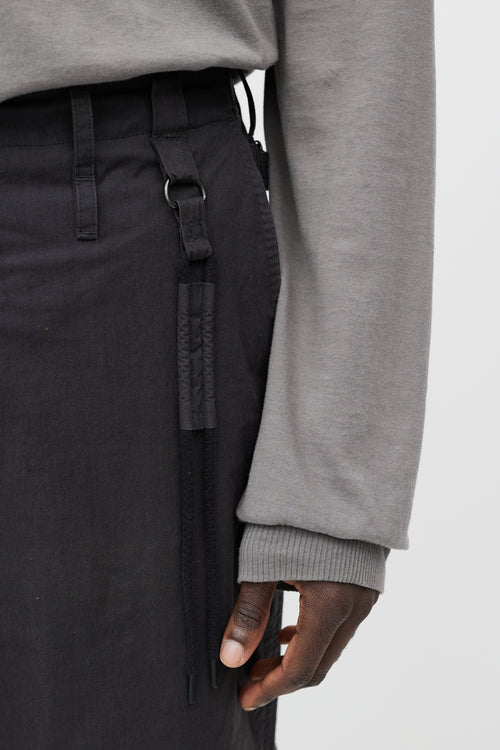 Craig Green Black Five Pocket Cuffed Trousers