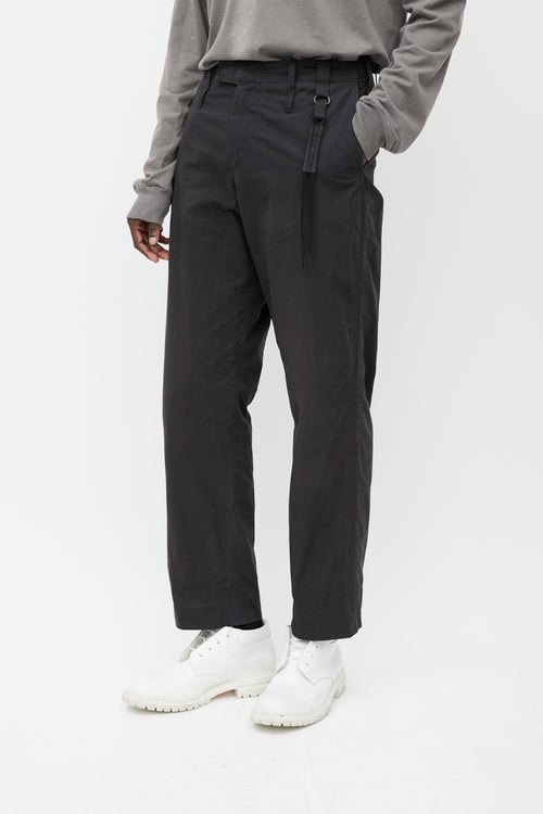 Craig Green Black Five Pocket Cuffed Trousers