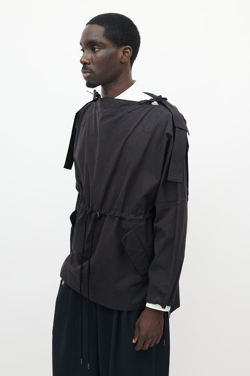 Craig Green Black Hooded Pullover Jacket