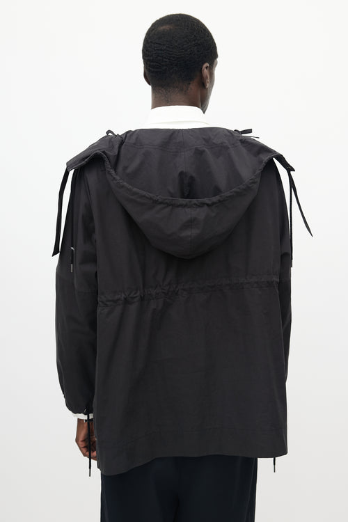 Craig Green Black Hooded Pullover Jacket