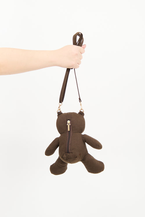 Cult Gaia Brown Teddy Crossbody Bag