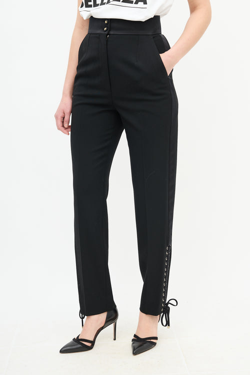 Dolce 
Gabbana Lace Cuff Straight Trouser