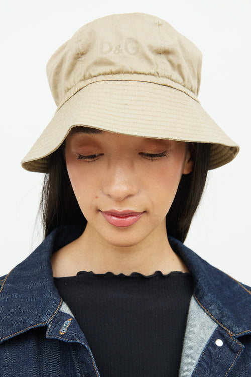 Dolce 
Gabbana Beige Bucket Hat