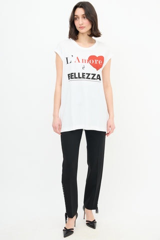 Dolce 
Gabbana L
Amore Oversized Tank Top