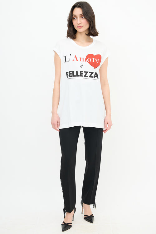 Dolce 
Gabbana L
Amore Oversized Tank Top