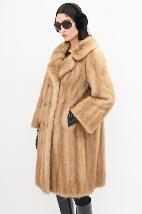 Dior X Holt Renfrew Vintage Brown Fur Coat