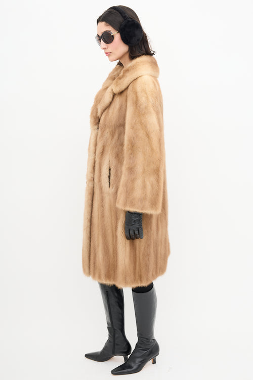 Dior X Holt Renfrew Vintage Brown Fur Coat