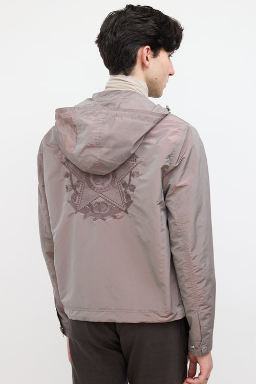 Dior Silver Iridescent Embroidered Jacket