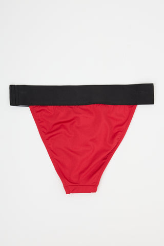 Dolce 
Gabbana Logo Waistband Swimsuit Bottom