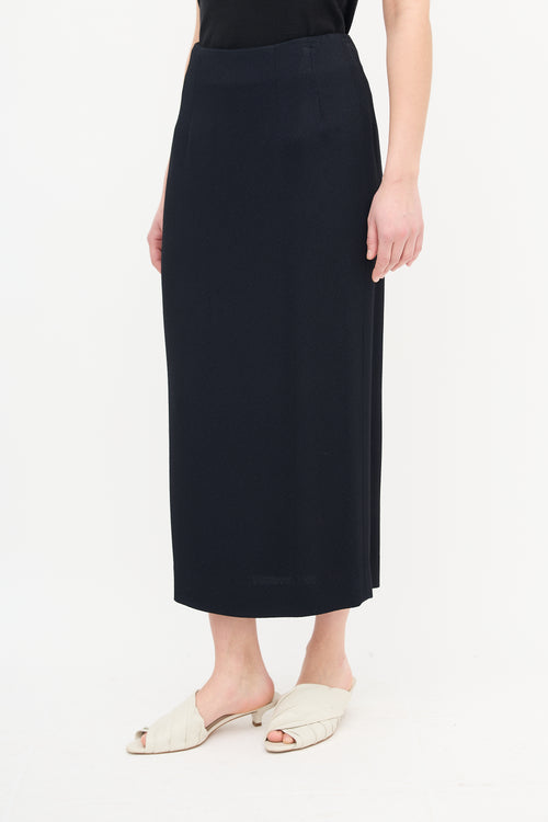 Dries Van Noten Black Long Skirt