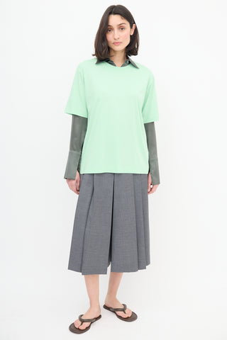 Dries Van Noten Green Short Sleeve T-Shirt