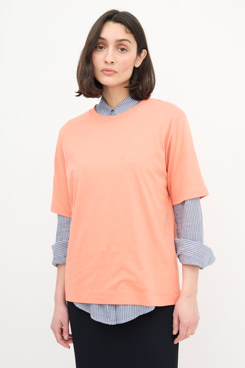 Dries Van Noten Orange Short Sleeve T-Shirt