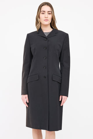 Dolce 
Gabbana Notched Collar Coat