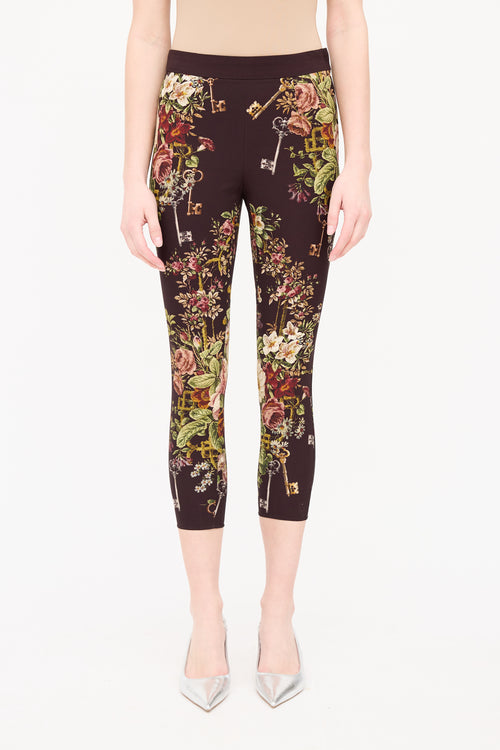 Dolce 
Gabbana Floral Cropped Legging