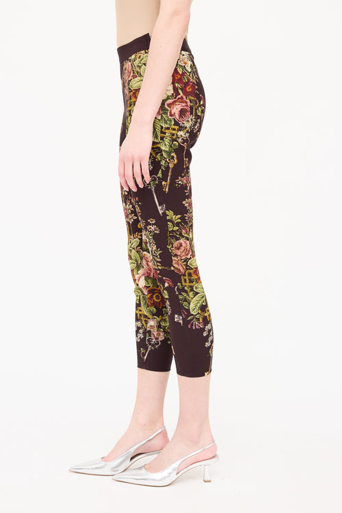 Dolce 
Gabbana Floral Cropped Legging