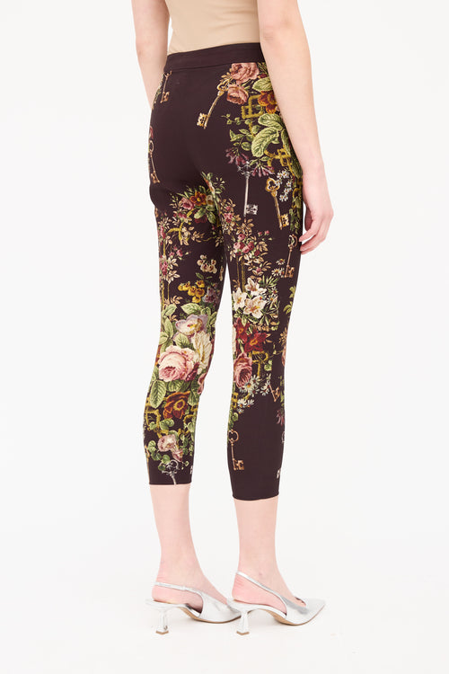 Dolce 
Gabbana Floral Cropped Legging