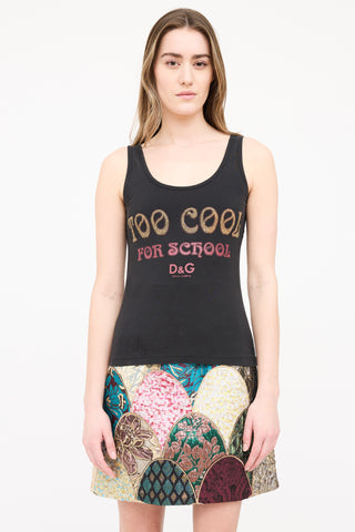 Dolce 
Gabbana Too Cool For School Beaded Tank