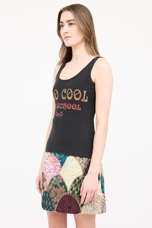 Dolce 
Gabbana Too Cool For School Beaded Tank