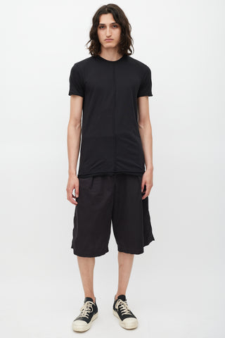 Damir Doma Black Panelled T-Shirt