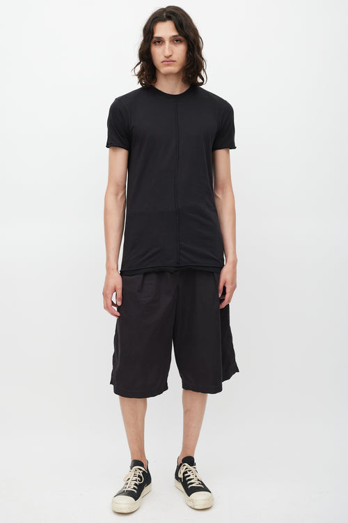 Damir Doma Black Panelled T-Shirt