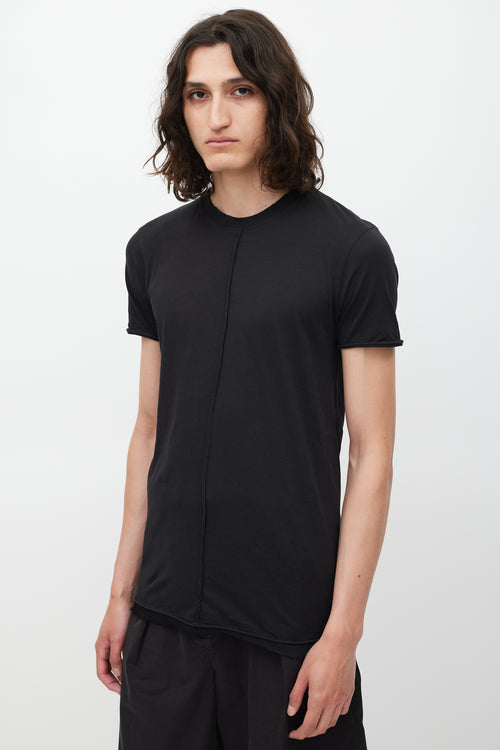 Damir Doma Black Panelled T-Shirt