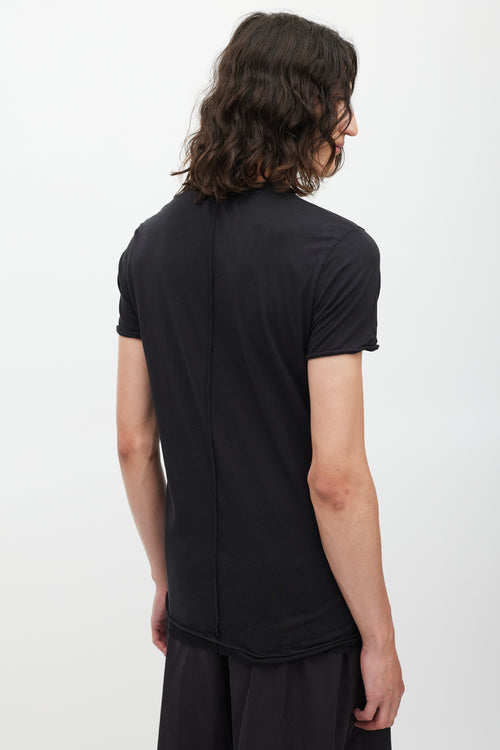 Damir Doma Black Panelled T-Shirt