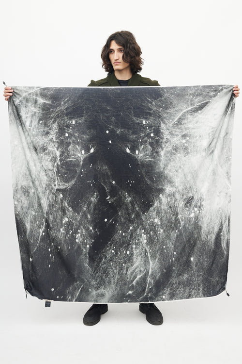 Damir Doma Black 
White Patterned Scarf