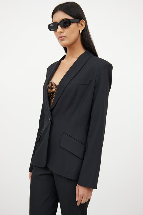 Dolce 
GabbanaBlack Wool Two Piece Suit