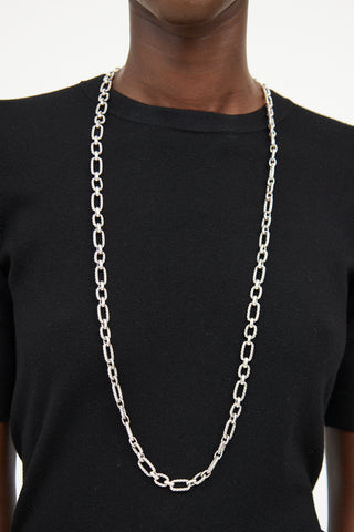 Sterling Silver Chain Link Necklace