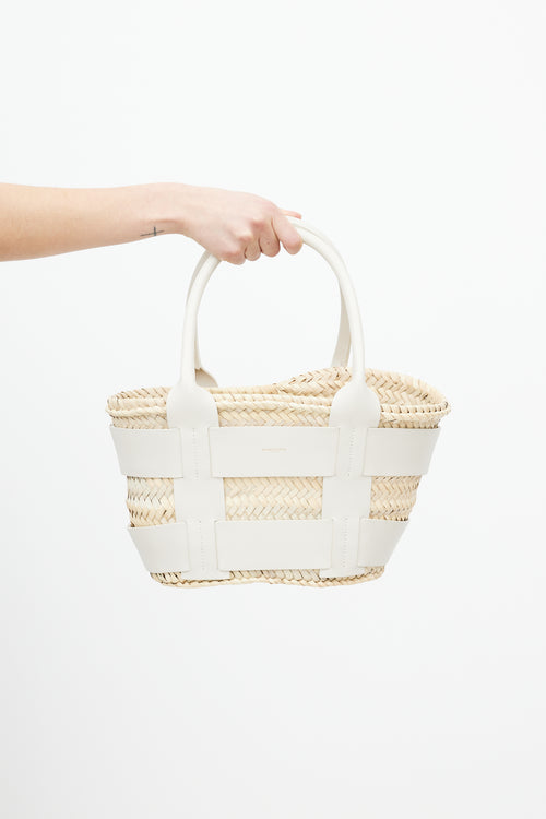 Demellier London Raffia Santorini Tote Bag