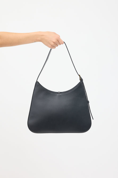 DeMellier Black Leather Tokyo Shoulder Bag