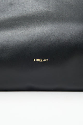 DeMellier Black Leather St. Petersburg Clutch