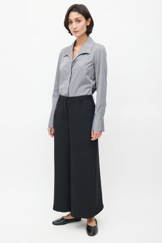 Deveaux Black Skirt Overlay Trouser