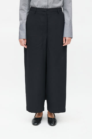 Deveaux Black Skirt Overlay Trouser