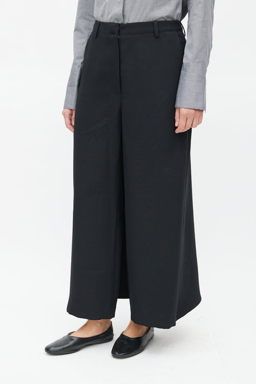 Deveaux Black Skirt Overlay Trouser