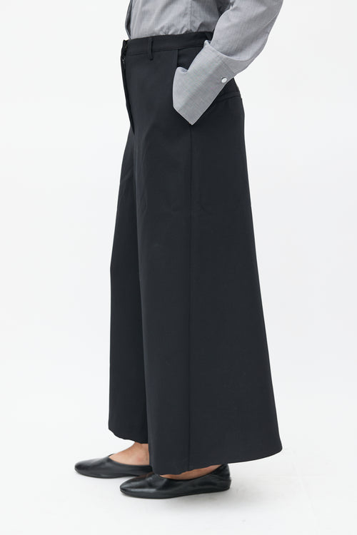 Deveaux Black Skirt Overlay Trouser