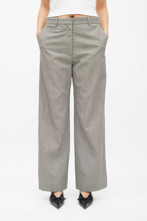 Grey Wool Trouser