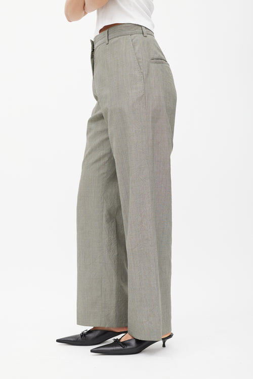 Grey Wool Trouser