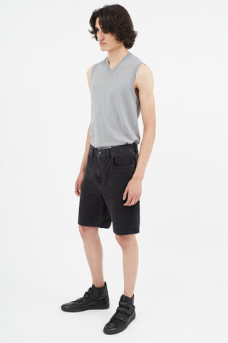 Diesel Black Denim D-Strukt Short