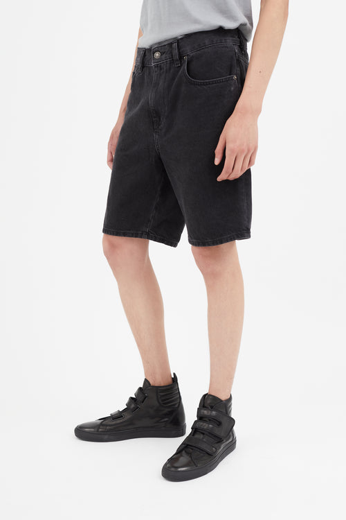 Diesel Black Denim D-Strukt Short