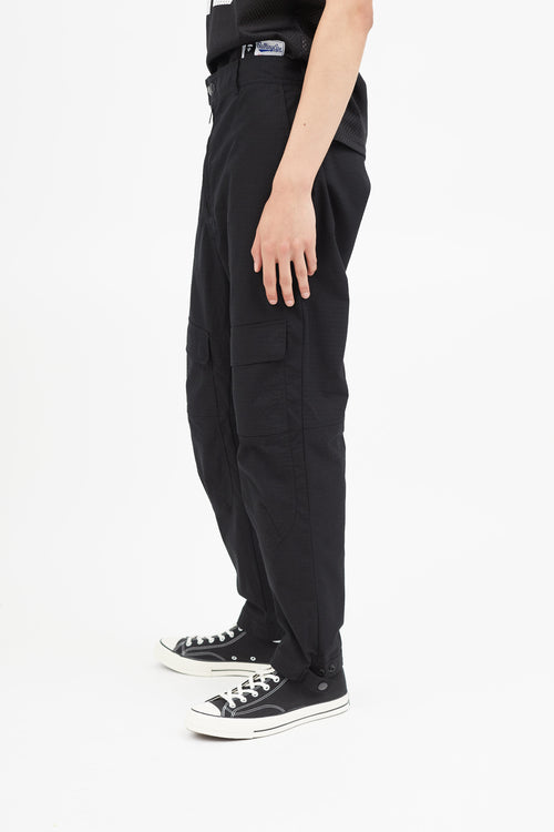 Diesel Black Ripstop Cargo Pant