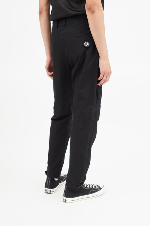 Diesel Black Ripstop Cargo Pant