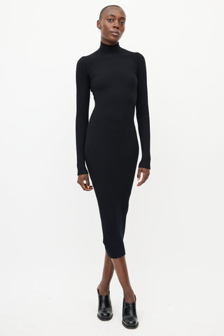 Dion Lee Black Figure 8 Reversible Dress