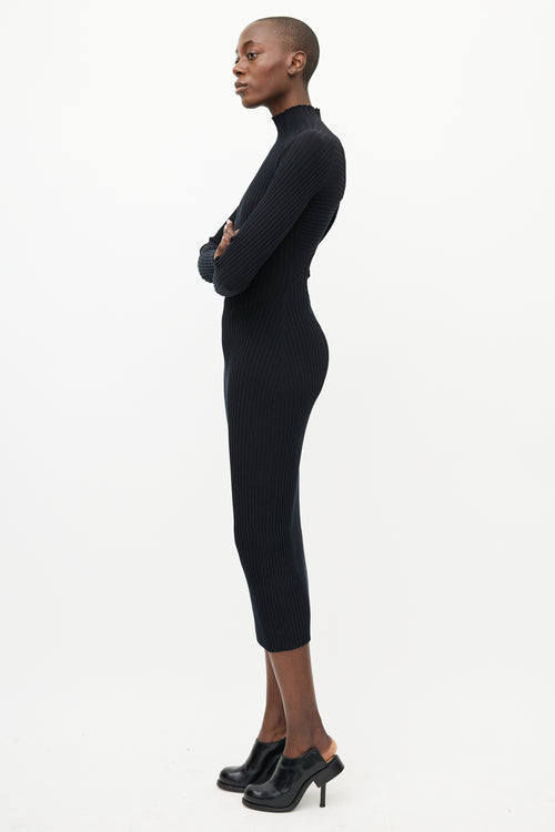 Dion Lee Black Figure 8 Reversible Dress