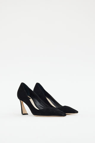 Dior Black Suede Songe Heel